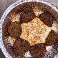 Falafel · Traditionally made Falafel is made from freshly ground chickpeas mixed with green vegetables...