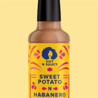 Sweet Potato N Habanero Hot Sauce · Spicy and velvety sweet potato hot sauce with habaneros and warm spices