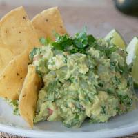 Guacamole & Chips · Freshly made guacamole everytime!