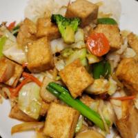 Gluten-Free Veggies With Tofu · Gluten free. Served with steamed rice.
