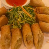 Egg Rolls · Deep-fried rolls stuffed carrots, onions, cabbages and glass noodle served with sweet & sour...