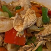 Cashew Nut · Choice of meat stir-fried with cashew nut bell peppers, onions and carrots