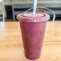 Mixed Berry · Nonfat milk, strawberry, blueberry, raspberry, banana, black berry.