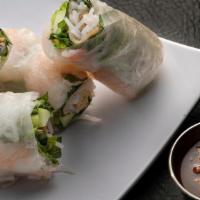 Spring Rolls · Shrimp, pork, vermicelli, lettuce, peanut sauce