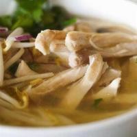 Pho Ga · Chicken, pho broth, and rice noodles