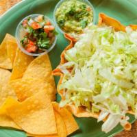 Taco Salad · Comes with beans and meat.
