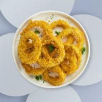 The One (Onion) Ring · Delicious onion rings fried to perfection. Put one on your finger and say 'I do!'