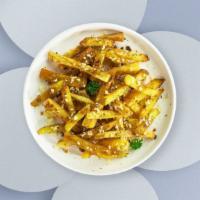 Garlic Parm Nights Fries · Oh you fancy huh? Signature golden french fries tossed in parmesan and garlic... You're in h...