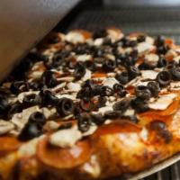 Build Your Own Pizza (Small) · Build your own small cheese pizza  with a select sauce and toppings.