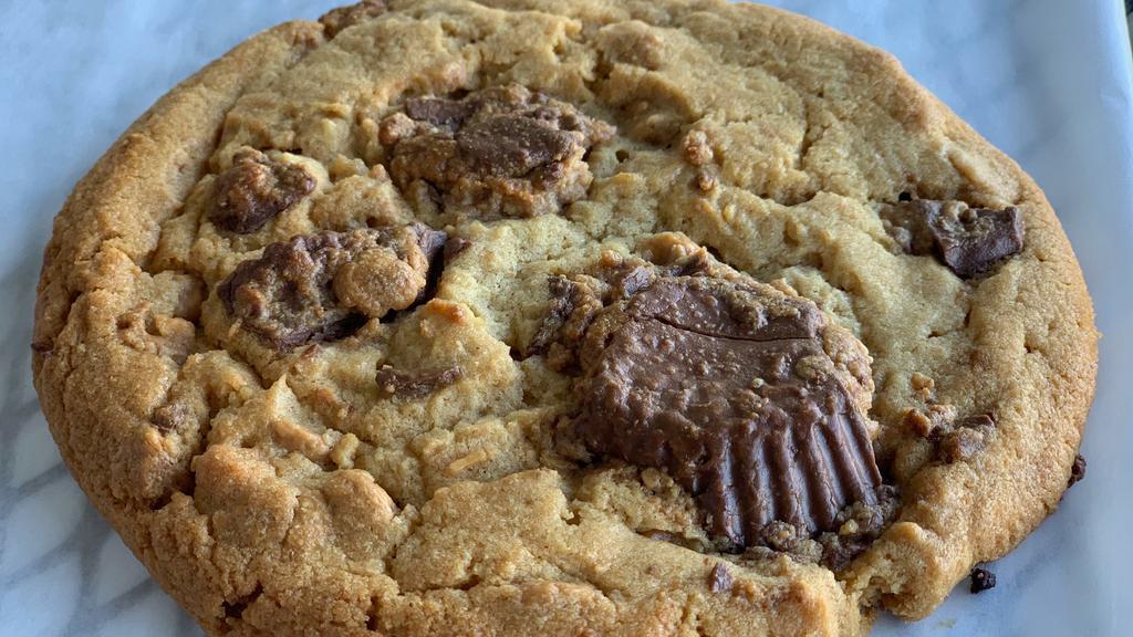 Reese'S Peanut Butter Cookie · A delicious peanut butter cookie made with Reese’s Peanut Butter Cup chunks