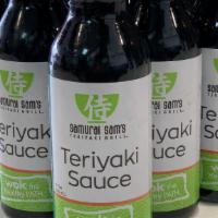 Bottle Of Samurai Sam'S Teriyaki Sauce · 