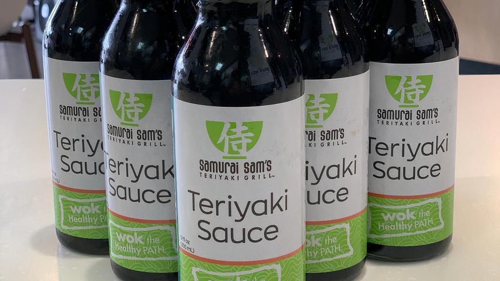 Bottle Of Samurai Sam'S Teriyaki Sauce · 