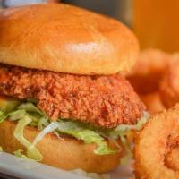 Nashville Hot Chicken · If you can’t handle it, don’t order it! No refunds! crispy fried chicken breast / buffalo sa...