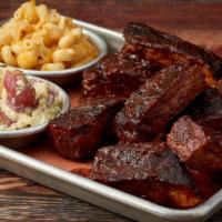 Trash Ribs · Served with Mustard Cole Slaw Two Sides & Cornbread