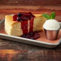 Cheesecake · New York Style Creamy Cheese Cake with a Hint of Vanilla & Lemon