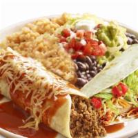 1 Enchilada 1 Taco Platter · One enchilada and one taco. Includes rice, refried, black, or pinto beans, choice of protein...