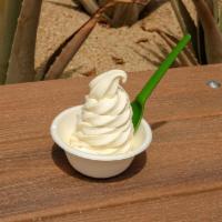 Topo Vanilla Ice Cream · Soft serve vanilla ice cream