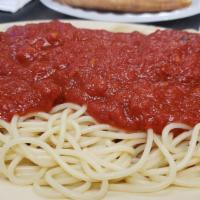 Spaghetti And Meatballs · House-made meatballs, marinara.