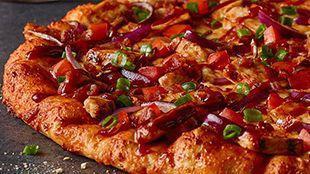 Bbq Chicken (Personal) · Backyard BBQ meets handmade pizza. Grilled white meat chicken, bacon, Cheddar, tomatoes, red...