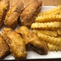 Deep Fried Crispy Chicken Wings (2 Pcs.) 風沙雞翼 (2支) · 