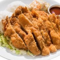 Chicken Katsu · 870-1680 cal.
Everyone's favorite. Crispy breaded chicken fillet served with our famous kats...