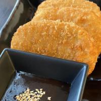 Veggie Croquette (3 Pcs) · Deep Fried Corn potato (Japanese Hash brown).