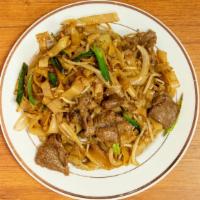Beef Chow Fun · Family style.