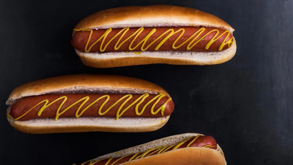 Hot Dog · Our Signature GRILLED HOT DOG Topped with Ketchup, Mustard. In fresh hot dog bread
