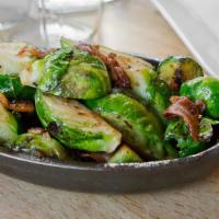 Brussels Sprouts · Prosciutto and apple cider vinegar