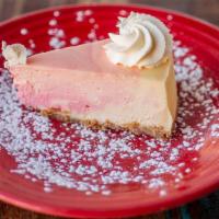 Seasonal Cheesecake · Flavor changes often! Call a store if you're curious, or trust us to make something delicious.