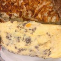 Build Your Own Omelet · Top menu item. Start with a cheese omelet. Each additional ingredient for an additional char...