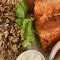 Fresh Salmon Filet · Local salmon filet, grilled or poached.