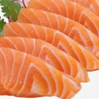 Salmon Sashimi · 6 Slices Salmon sashimi