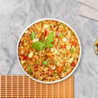 Red Fiery Rice · Your choice of protein.Fried rice with basil, pea, bell pepper, onion, green onion, chili, a...