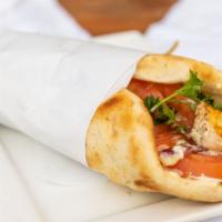 Pita Wrap A La Carte · Choice of chicken, pork, iamb-pork kebab, or veggie skewer with tomato, onion, tzatziki, and...