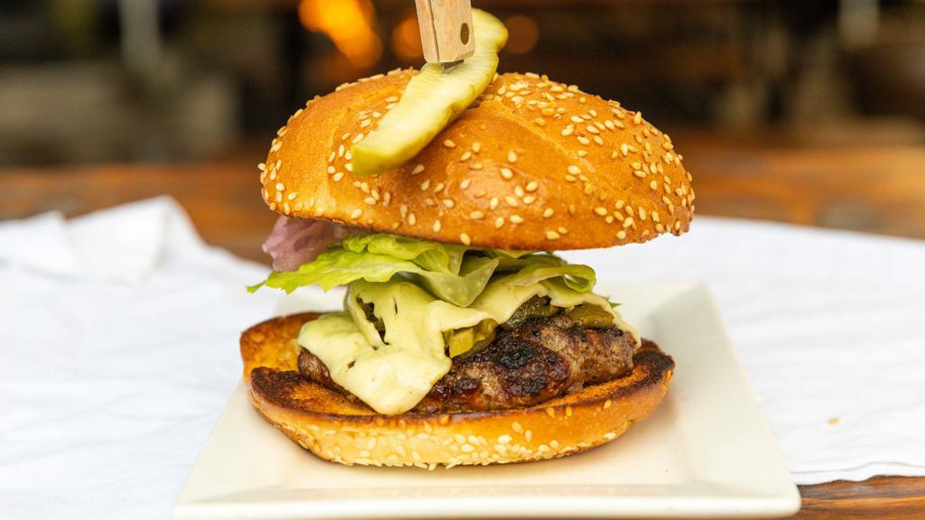 Hilt Burger · Add cheese or bacon grilled mushrooms or caramelized onions for an extra charge.