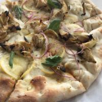 Cotto Limone · Olive Oil, Garlic, 5 Cheeses, Lemons, Artichoke Hearts, Onions, and Basil