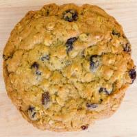 Oatmeal Raisin · A thick and chewy old time favorite. Filled with healthy Quaker oats and sweet raisins.