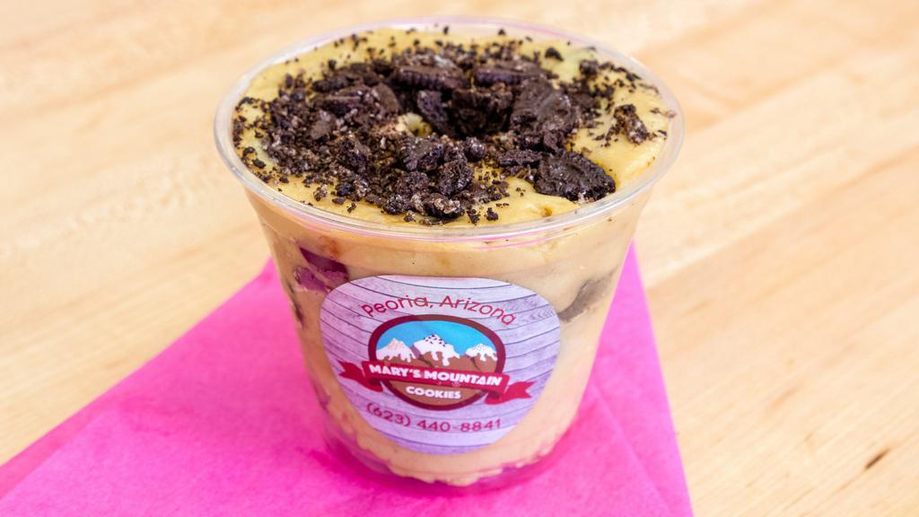 Oreo Edible Cookie Dough · Do you love our Oreo Crunch cookie?! If so, you will definitely love the dough we use to make it!