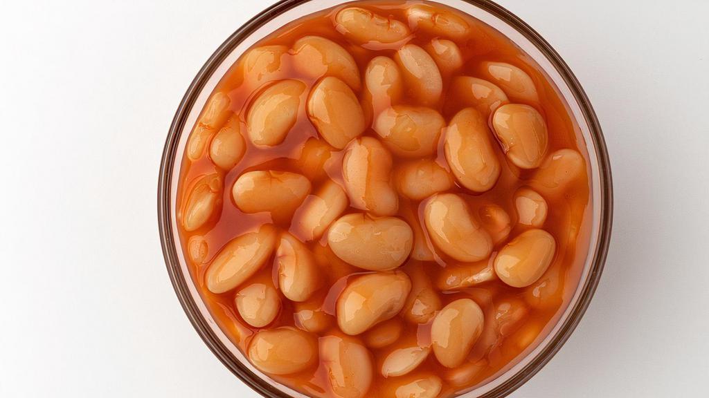 Baked Beans · Choose between 8 oz or 16 oz of baked beans.