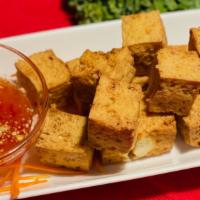 Crispy Tofu · Firm tofu, lightly fried to perfection served with crushed plum sauce.