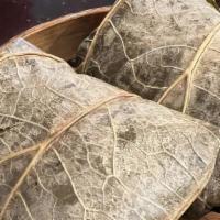 Steamed Sticky Rice In Lotus Leaves · 