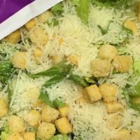 Caesar Salad · Fresh romaine lettuce, grated parmesan cheese and croutons, served with a creamy caesar dres...