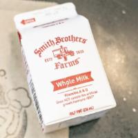 Smith Brother'S Half Pint Milk · Half pint of smith Brother's whole milk.