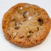 Salted Toffee Pecan · This brown butter cookie is made with toffee pieces, toasted pecans, and sea salt, and is th...