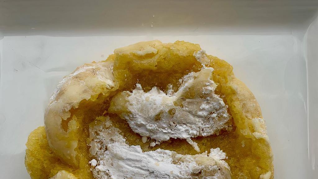 Lemon Crinkle · This cookie is bursting with real lemon flavor! Made with lots of lemon juice and lemon zest, if you're a fan of lemon bars you will love this cookie!