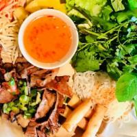 Thit Nuong Cha Ram · CHARBROILED PORK AND CRISPY SHRIMP ROLLS
