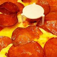 Pepperoni Specialty Pizza - 18'' - X-Large · The hearty pepperoni. romio’s signature red sauce with mozzarella cheese topped with pepperoni