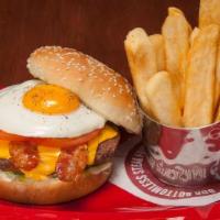 Royal Red Robin · Which came first, the bacon or the egg?* Who cares? You can have them both at once! Plus mel...