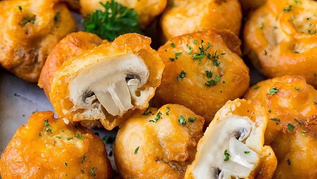 Fried Mushrooms · With ranch dressing